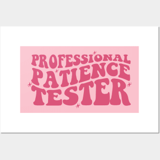 Professional Patience Tester Shirt, Funny Toddler Shirt, Backside Design Kids Tee, Funny Kid Life Tee, Funny Youth Shirt Posters and Art